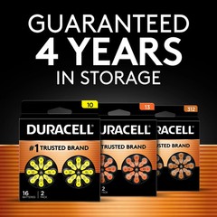 Duracell Size 312 Brown Hearing Aid Batteries, 8 Pack