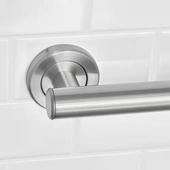 Dorind 18 in. Decor Grab Bar, Brushed Stainless Steel (3 pack)