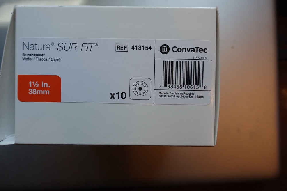 ConvaTec SUR-FIT Natura Durahesive Wafer 1-1 2 in. 38mm 413154