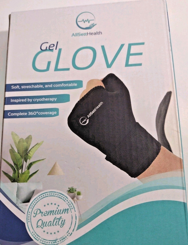 Gel Glove AllsettHealth 360 Coverage Soft Stretchable Comfortable Hot & Cold The