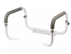 Glacier Bay Toilet Support Rail Adjustable Grab Bar White 1005 152 297