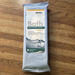 Stryker Sage Bath #7991 8 Hygienic Full Body Washcloths 8”x8” Lot Of 15 Wipes