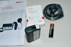 MED EL MICROPHONE TEST DEVICE WITH SONNET 31545 MTD ADAPTER MINT CLEAN RARE 2M