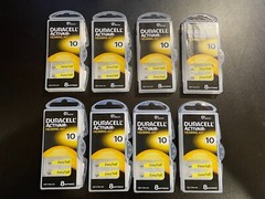 Fresh New Duracell Hearing Aid Batteries Size 10 – Fast shipping Exp-July 2028