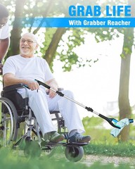 Kekoy 40 Inch Grabber Reacher Tool for Seniors 2 40 of 2 Pack, Blue