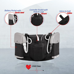 LVAD Sleeping Abdominal Belt for HeartMate Devices Adjustable &Comfortable S-4XL