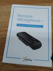 NEW Starkey Star link 43006-610 REV C Remote Microphone Plus +