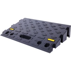 4″ High 2-Piece Portable Automotive Curb Ramp, 6600 LBS Load Capacity