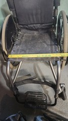 TIlite TRA Titanium wheelchair . 16″ wide x 16″ deep seat.