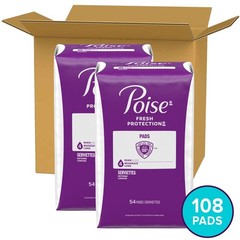 Poise Incontinence Pads, 4 Drop Moderate Absorbency, Long Length, 78 Count