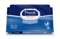 Prevail Personal Wipe, 8 X 12 Inch, Soft Pack, Aloe / Vitamin E, Case of 12