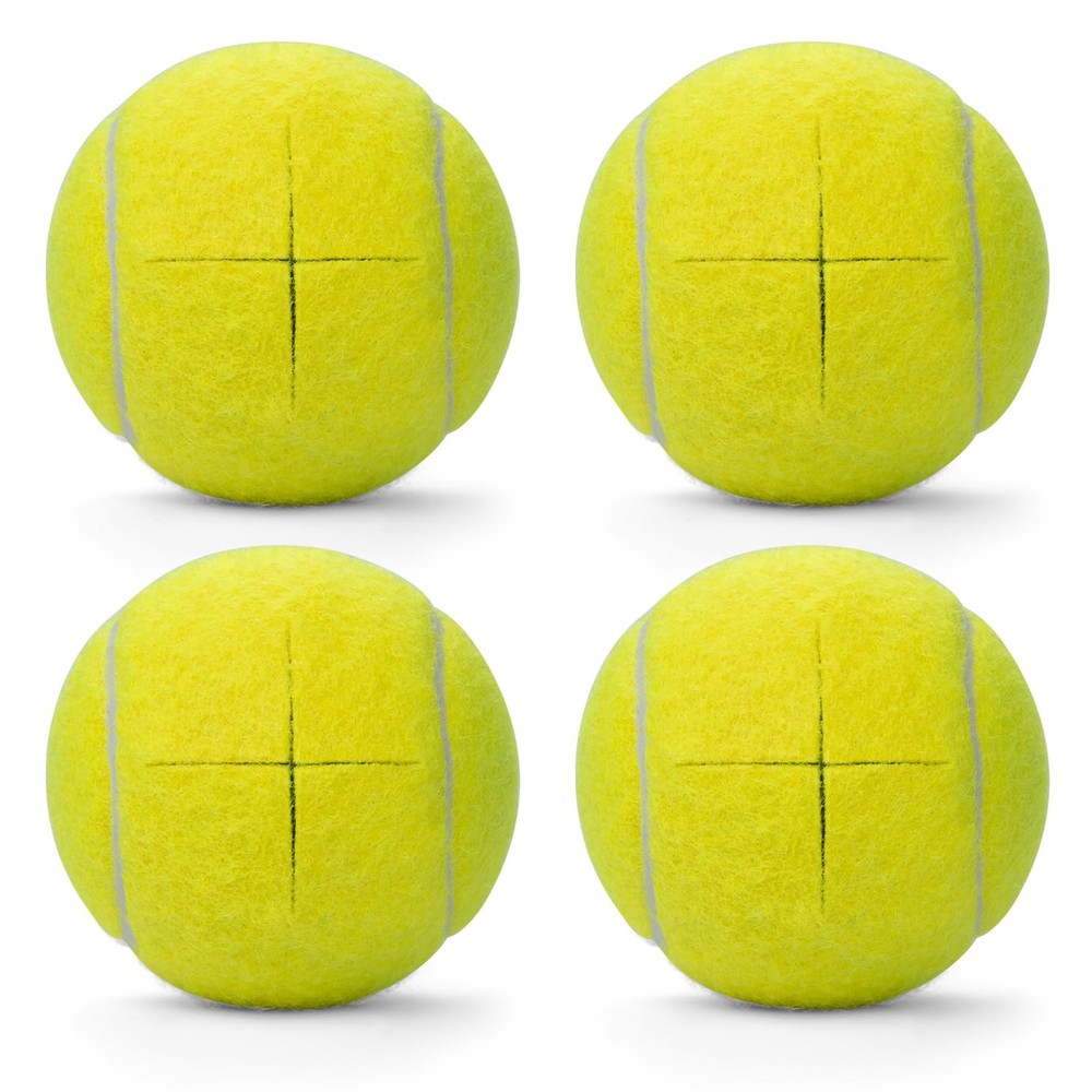 ANCKNE Walker Tennis Balls Precut for Walkers 4PCS Yellow