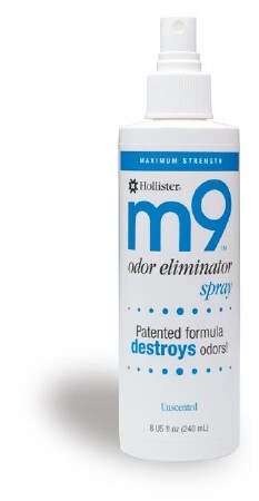 M9 Ostomy Appliance Deodorant 8 oz Pump Spray Bottle, Apple Scent – EA/1, 2 PACK