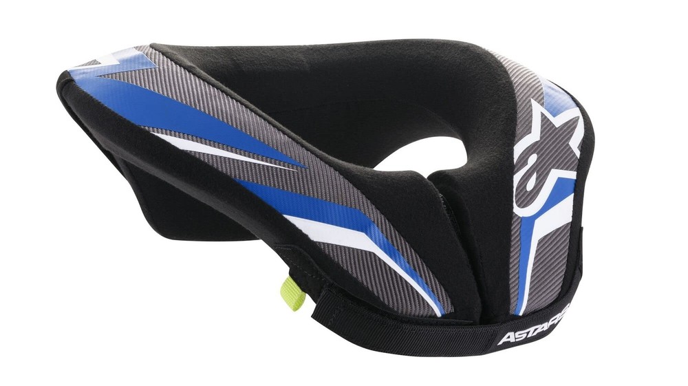 Youth Neck Roll for Motocross, L/XL, Black/Anthracite/Blue Color Options