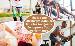 K Tape Precut Strips (40 Count, 10″) | Latex-Kinesiology Tape for Sports |