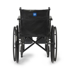 Medline Excel K1 Basic Wheelchair 18″ Wide Seat with ELR Leg Rests