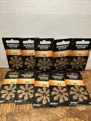 Duracell Activair Hearing Aid Batteries Size 312 (80 Batteries). Expires 2029/11