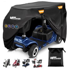 Upgraded Mobility Scooter Storage Coverhicover Heavy Duty 600D Oxford Fabric