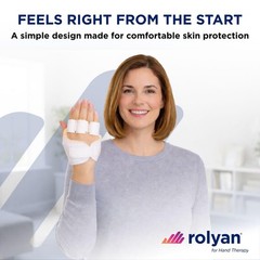 Rolyan – Palm Protector – Left Hand – Single Pack, Soft Padded Standard Glove