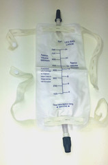 10 Urinary Urine Leg Bag 750 cc Anti Reflux Valve with Straps Sterile, NEW