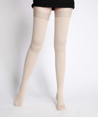 Compression Stockings Large 23-32 mmHg Women Men Thigh Length Hose Closed Toe