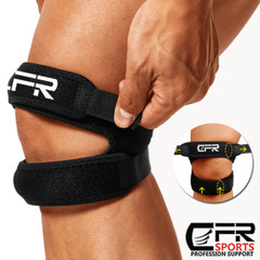 Knee Support Compression Strap Brace Sport Joint Pain Relief Arthritis Running