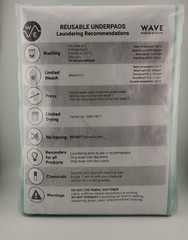 4Pk Wave Medical Products Reusable Underpads