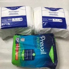 3 Packs 60 Prevail Tena Dry Comfort Protective Underwear Size M 34″- 44″ Briefs