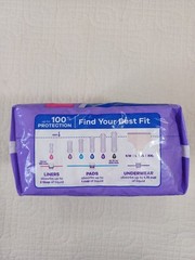 Always Discreet Bladder Leak Liners, Regular Absorbency, Long 44 Ct