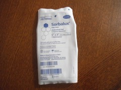 Sorbalux ABD Abdominal Sterile Pads 25 Count 5″ x 9″