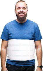 Bariatric Abdominal Binder,12-Inch Wide Elastic Belly Wrap for Plus-Size Men …