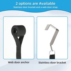 Fanwer Shoulder Pulley for Physical Therapy, Over The Door Big Pulley, Blue