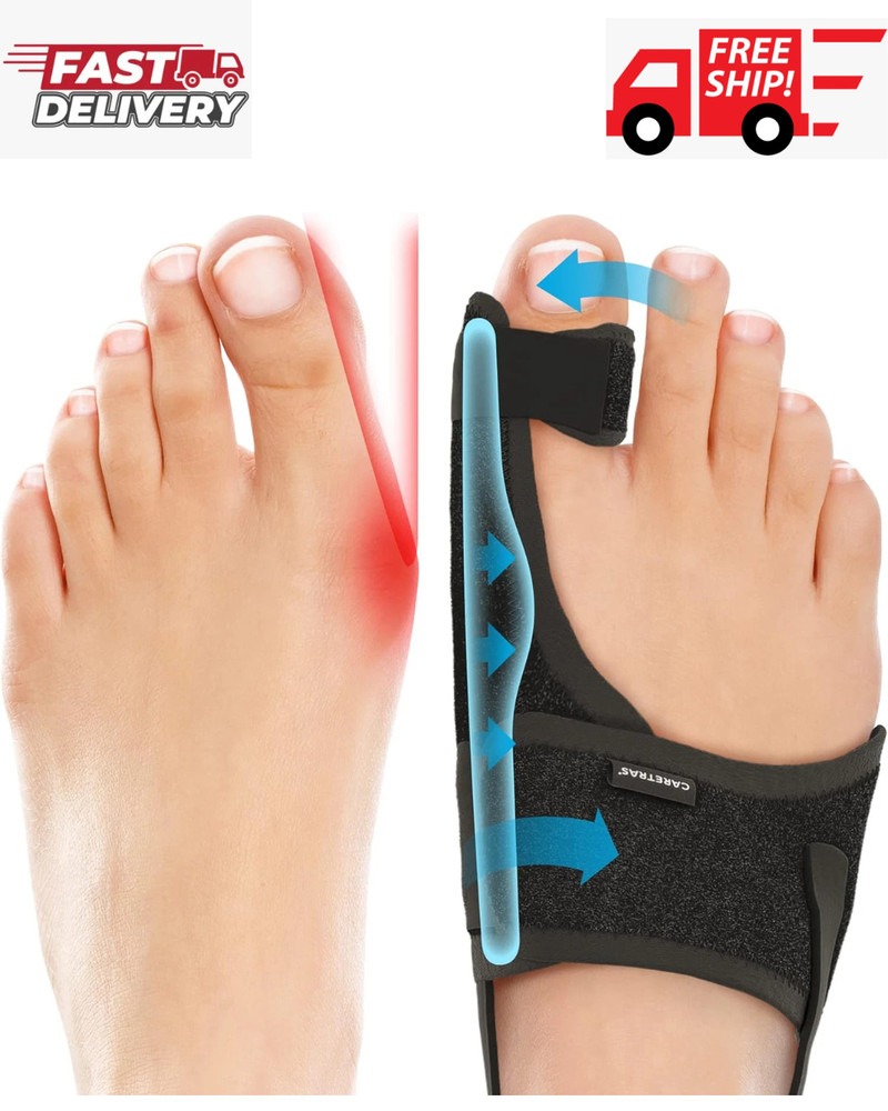 Caretras 2-Pack Bunion Corrector for Women & Men, Orthopedic Bunion Splint for H