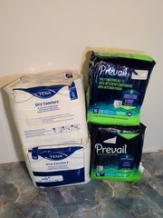 4 Packs (60 Count) Tena Prevail Dry Comfort Underwear Size Large 44″- 55”