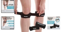 Adjustable Black Patella Tendon Knee Straps – 2 Pack for Ultimate Pain Relief