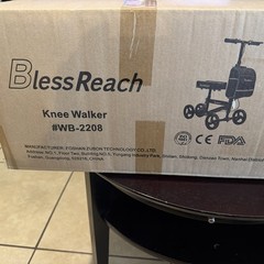 Blessreach Knee Walker Scooter. Model WB-2208. Excellent Condition – Open Box
