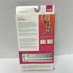 New Mediven Comfort 48103 Closed Toe Natural Size III Calf Compression Socks