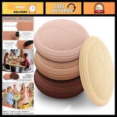 4 Pcs Inflated Wobble Cushion – 13″ Sensory Balance Disc for Kids & Classroom Se