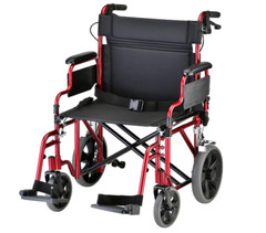 NOVA Heavy Duty Bariatric Transport Chair with 400 lb. Weight Capacity, 22”