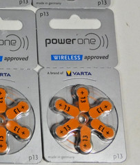 Lot 10 Pkgs (6×10=60) Genuine VARTA Hearing Aid Batteries #13 Zink Air Exp 1/27