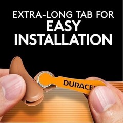 Duracell Hearing Aid Batteries Blue Size 675, 6 Count Pack, 675A Size Hearing…
