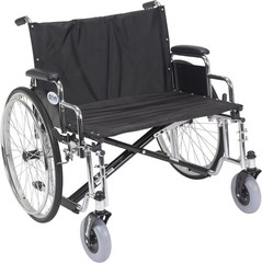 Drive Medical Sentra EC Heavy Duty Extra Wide Wheelchair with Various Arm…