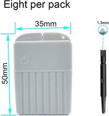 Complete Hearing Aid Care Set – 3 Packs of Wax Guards with Cleaning Brush & Case
