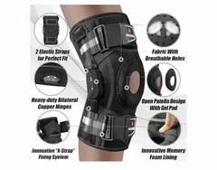NEENCA Professional Knee Brace for Knee Pain Hinged Knee Support Size large NEW