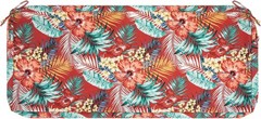 Patio Bench Cushion Covers for 48x18x3 Inch (1 Count), A Sadira Chili Haze