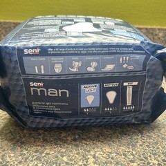 Seni Incontinent Pad 7-1/2 X 9-3/10 Inch Cup Shape 45 15 Ct