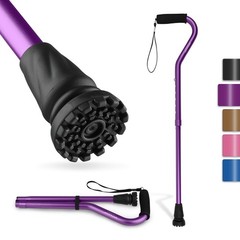 GPTCAMP Walking Cane and Stick for Men 17.32″, -Purple