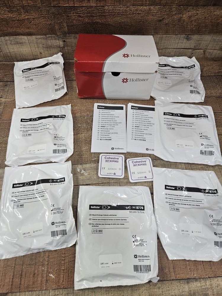 Hollister 9776 Wound Drainage Collector with Barrier 3.75″ – 7 Packs/Box