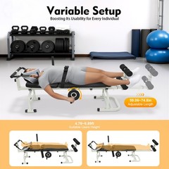 Lumbar Stretch Tool Therapy Massage Table Traction Bed for Cervical Spine Best