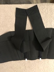 New Options Sports 2XL 12” X 40inch Back Brace Black Side Support Ribs $59